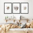 Woodland Prints | Set of 3 wall art prints