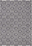 Wool Labyrinth Rug White and Black