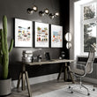 Work Office Wall Art Mediterranean Coastal Café Scenes 