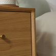 Wright Narrow Oak Bedside Table