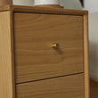 Wright Narrow Oak Bedside Table