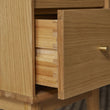 Wright Narrow Oak Bedside Table