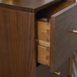Wright Narrow Walnut Bedside Table