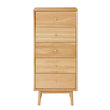 Wright Oak Tallboy Chest of 5 Drawers