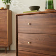 Wright Walnut Chest of 3 Drawers