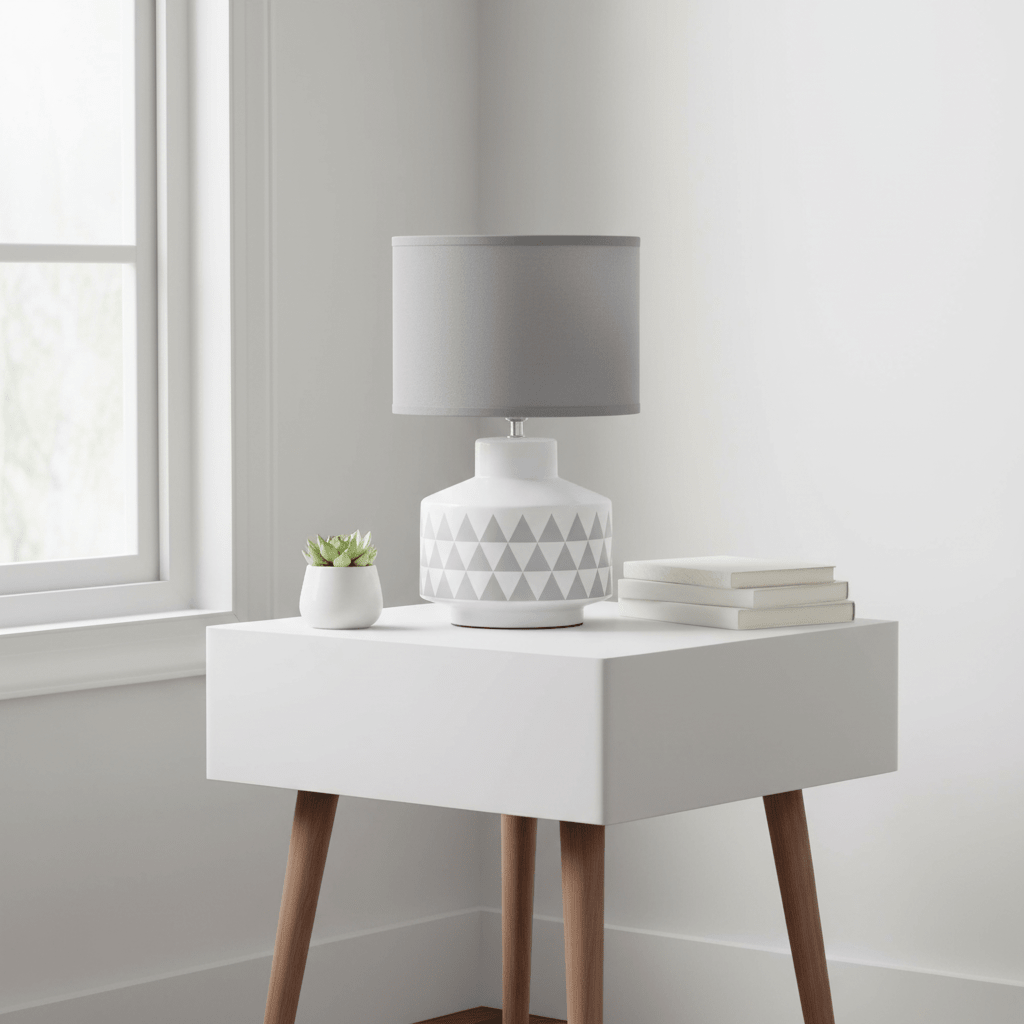 Wylie White Ceramic Table Lamp