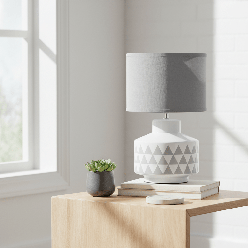 Wylie White Ceramic Table Lamp