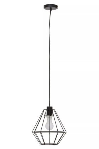 Wyra Black Cage Pendant Light