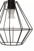 Wyra Black Cage Pendant Light