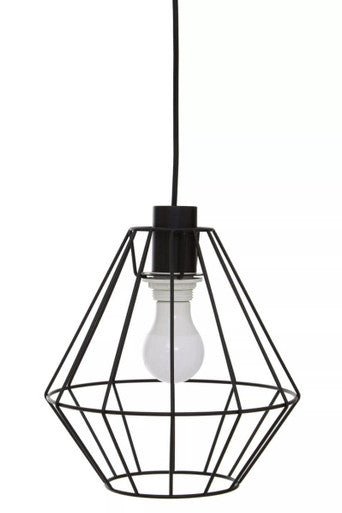 Wyra Black Cage Pendant Light