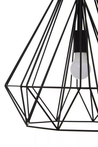 Wyra Black Conical Pendant light