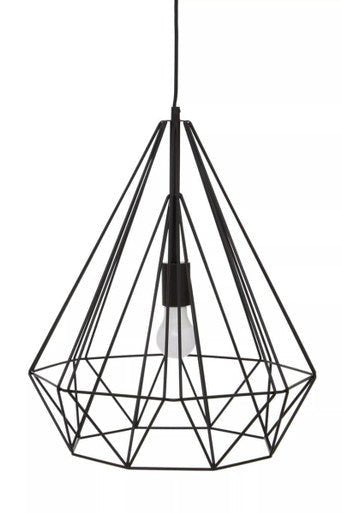 Wyra Black Conical Pendant light