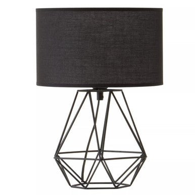 Wyra Black Shade Table Lamp