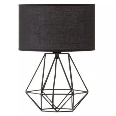 Wyra Black Shade Table Lamp