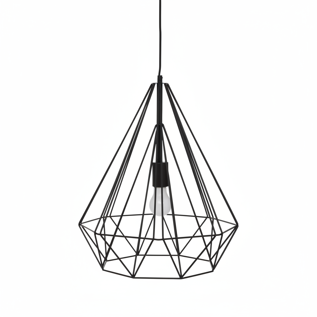 Wyra Black Conical Pendant light