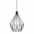 Wyra Black Finish Frame Pendant light