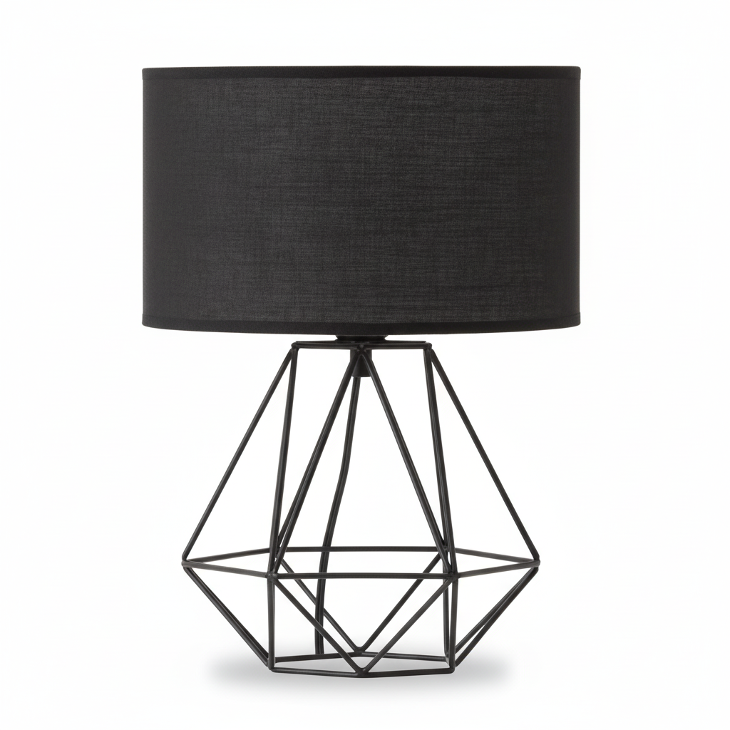 Wyra Black Shade Table Lamp