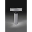 Yaro Premium LED Table Lamp - Rechargeable Stainless Steel Design