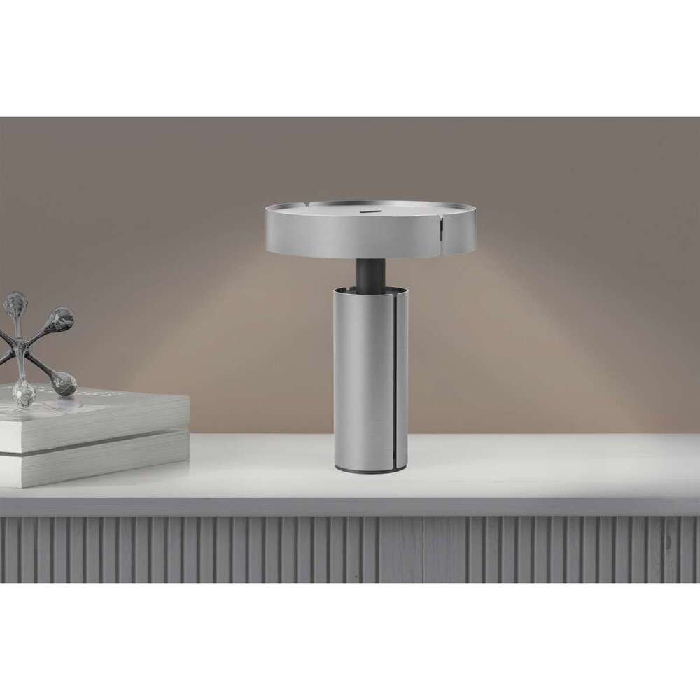 Yaro Premium LED Table Lamp - Rechargeable Stainless Steel Design