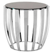 Yasmin Stainless Steel Side Table