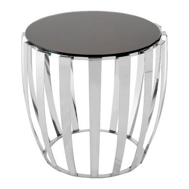 Yasmin Stainless Steel Side Table
