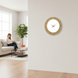 Yaxi Wall Clock With White Face