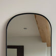 Yoko - Black Metal Gentle Arch Mirror - 150cm x 60cm