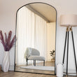 Yoko - Black Metal Gentle Arch Mirror - 200cm x 120cm