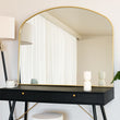 Yoko - Gold Metal Gentle Arch Mirror - 95cm x 120cm