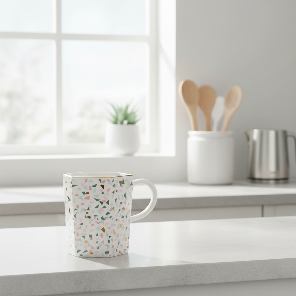 Yuki Terrazzo Pattern Mug
