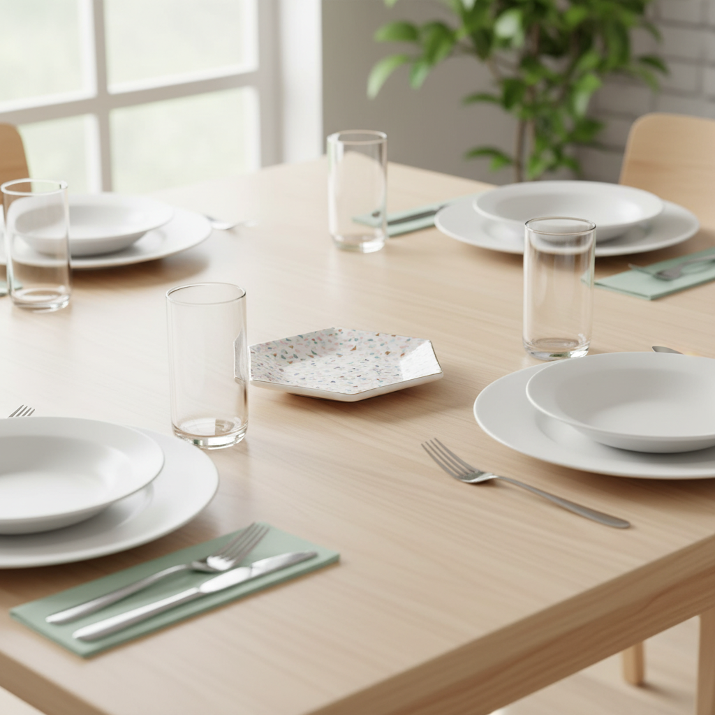 Yuki Terrazzo Pattern Side Plate