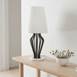 Zada Black And White Table Lamp
