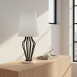 Zada Black And White Table Lamp