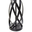 Zaina Black Cross Table Lamp