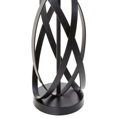 Zaina Black Cross Table Lamp