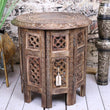 Zanskar Small Hand Carved Side Table