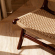 Zara Chocolate Rattan Accent Chair