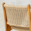 Zara Teak & Rattan Bar Stool With Armrest