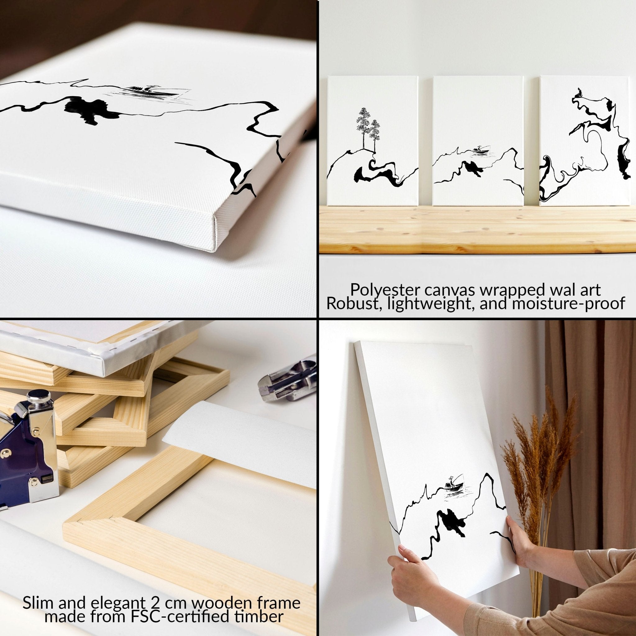 Zen art - set of 3 wall art prints | about wall art