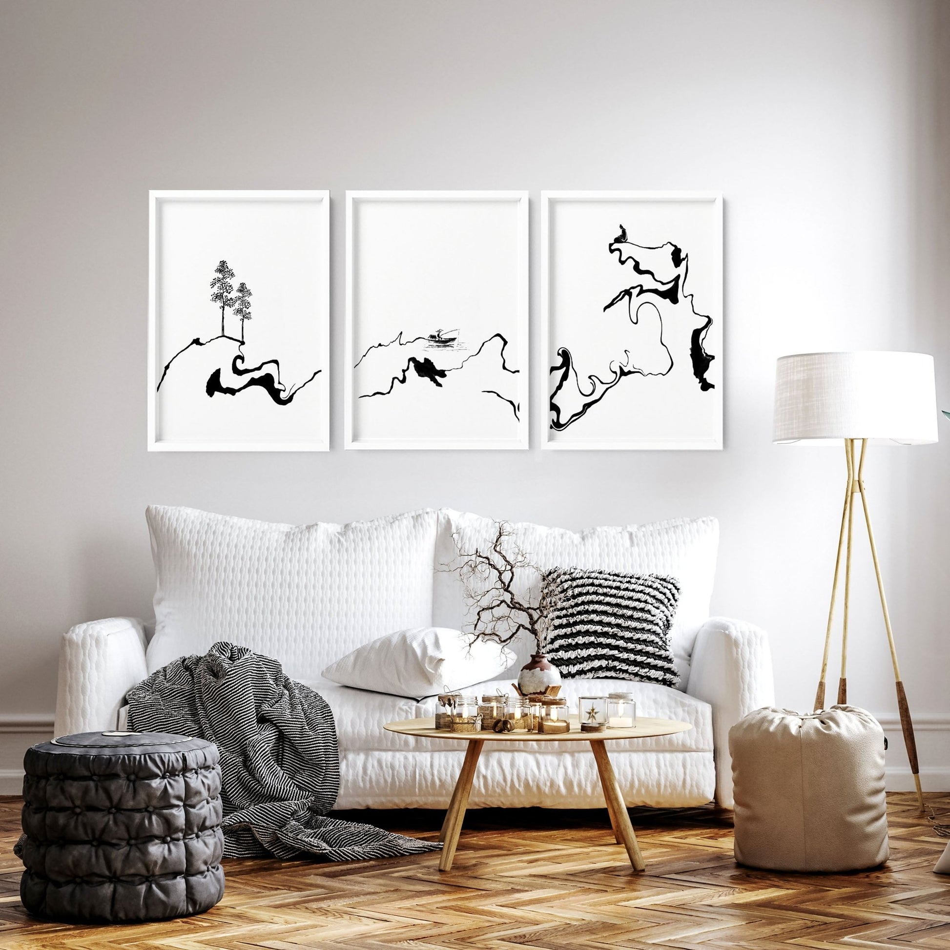 Zen Art | Set of 3 wall art prints