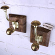 Zerika Antique Gold Coat Hooks Set of 2
