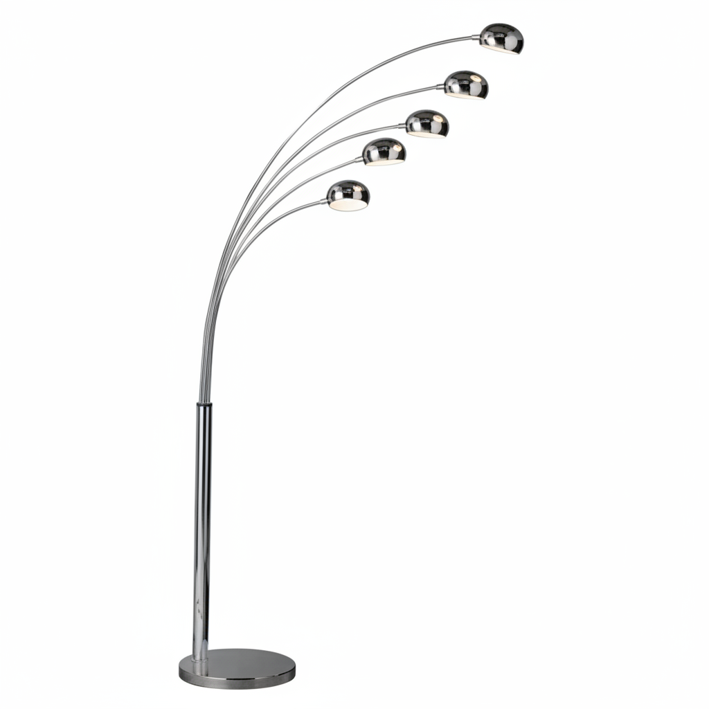 Zeus Floor 5 Arched Lights Lamp