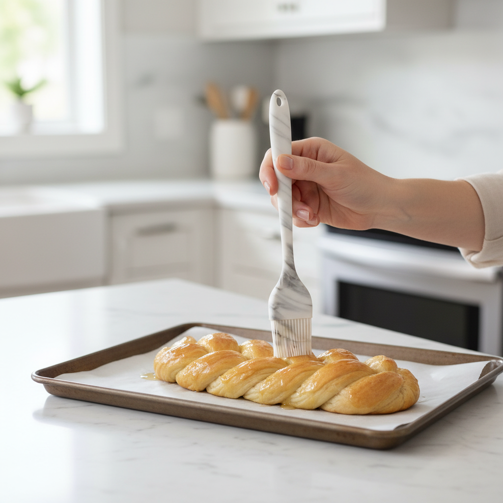 Zing Marble Effect Silicone Brush