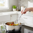 Zing Marble Effect Silicone Slotted Spoon