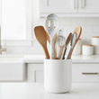 Zing Marble Effect Silicone Slotted Spoon
