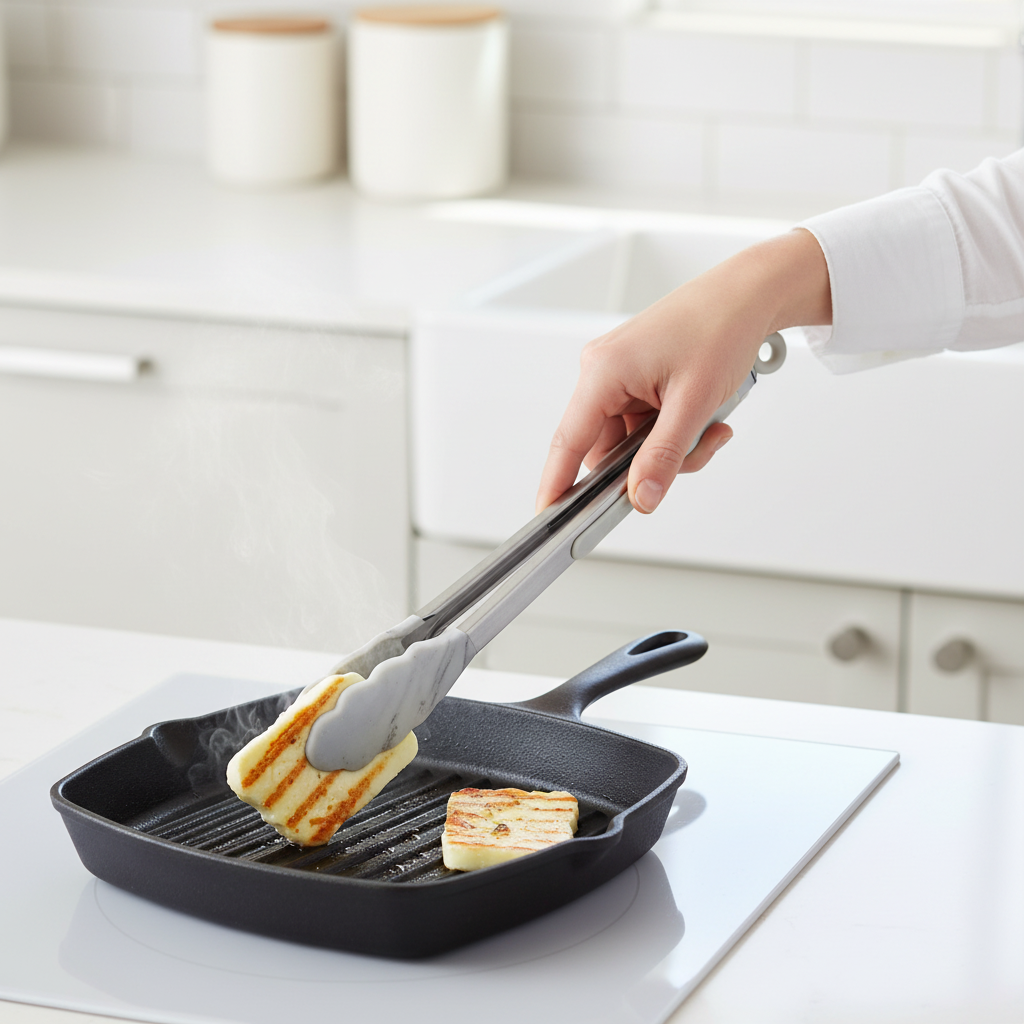 Zing Marble Effect Silicone Tongs