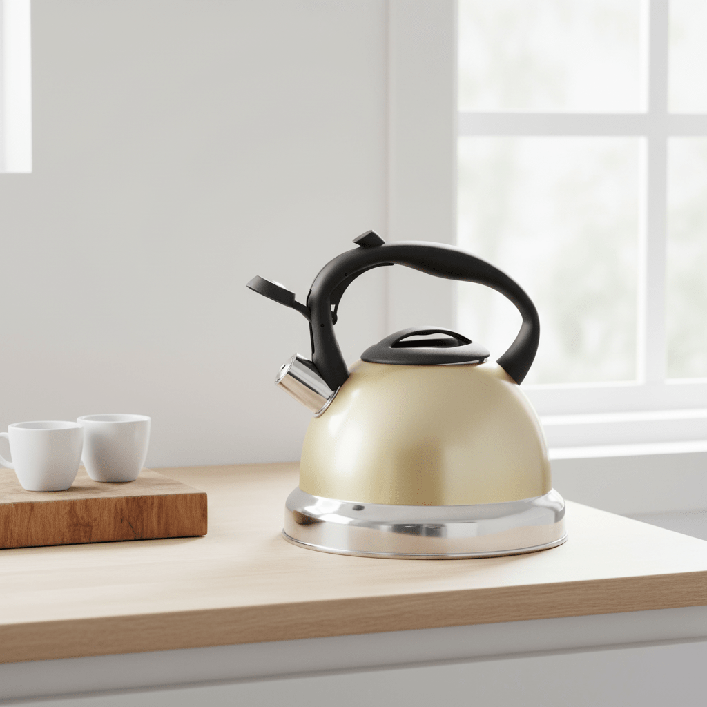 Zion Light Gold 3 Ltr Whistling Kettle