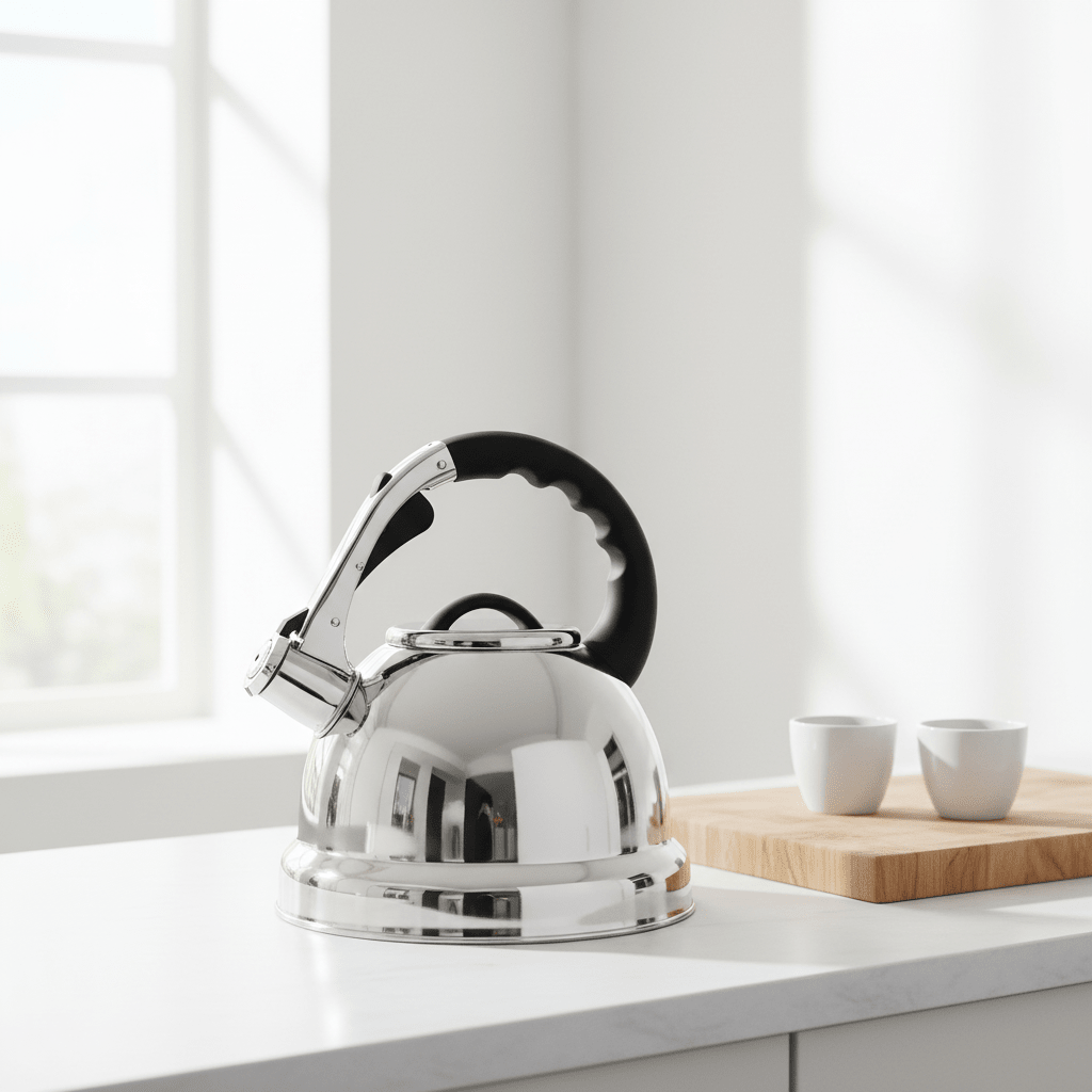 Zion Mirrored 3.2 Ltr Whistling Kettle