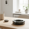 Zoro Black And White Veined Marble Ashtray