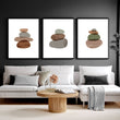 Abstract living room wall art prints | set of 3 wall art prints